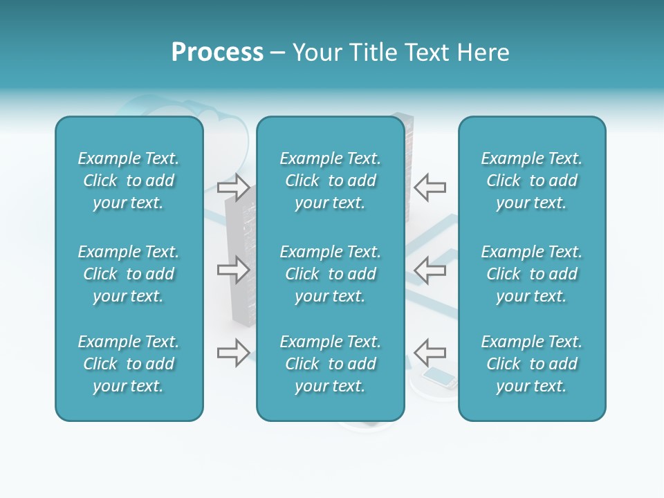 Computer Equipment Center Using Computer PowerPoint Template