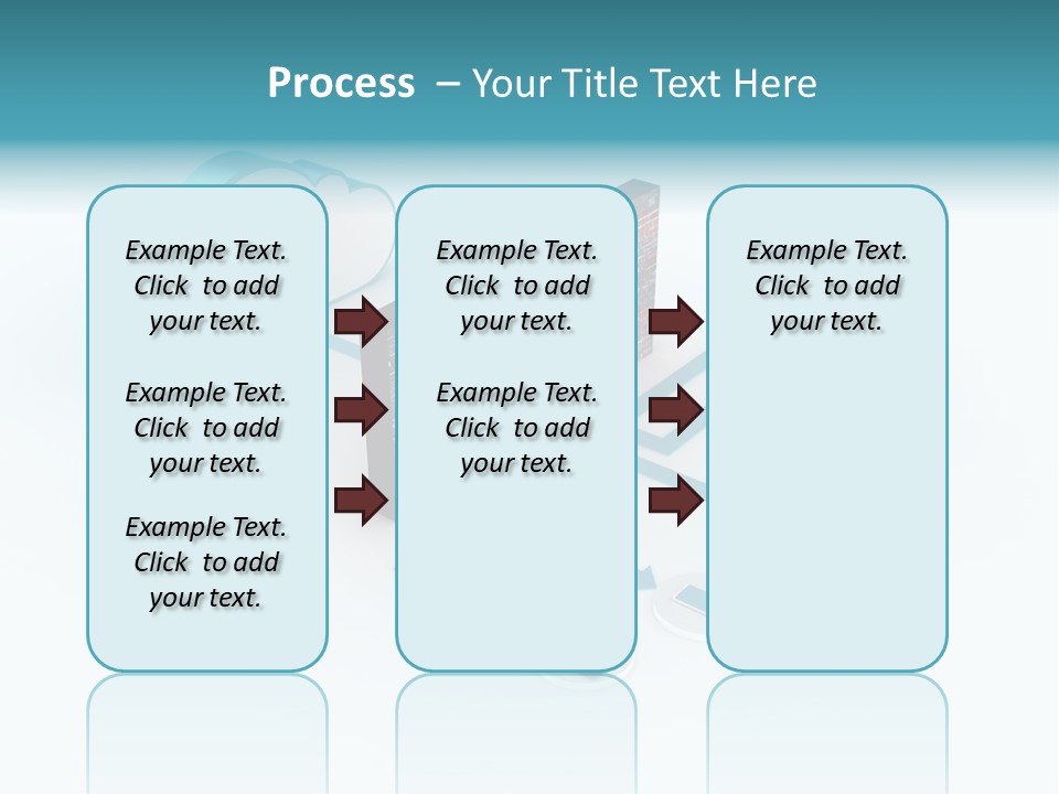 Computer Equipment Center Using Computer PowerPoint Template