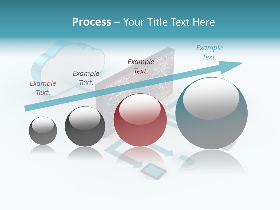 Computer Equipment Center Using Computer PowerPoint Template