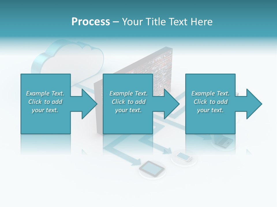 Computer Equipment Center Using Computer PowerPoint Template