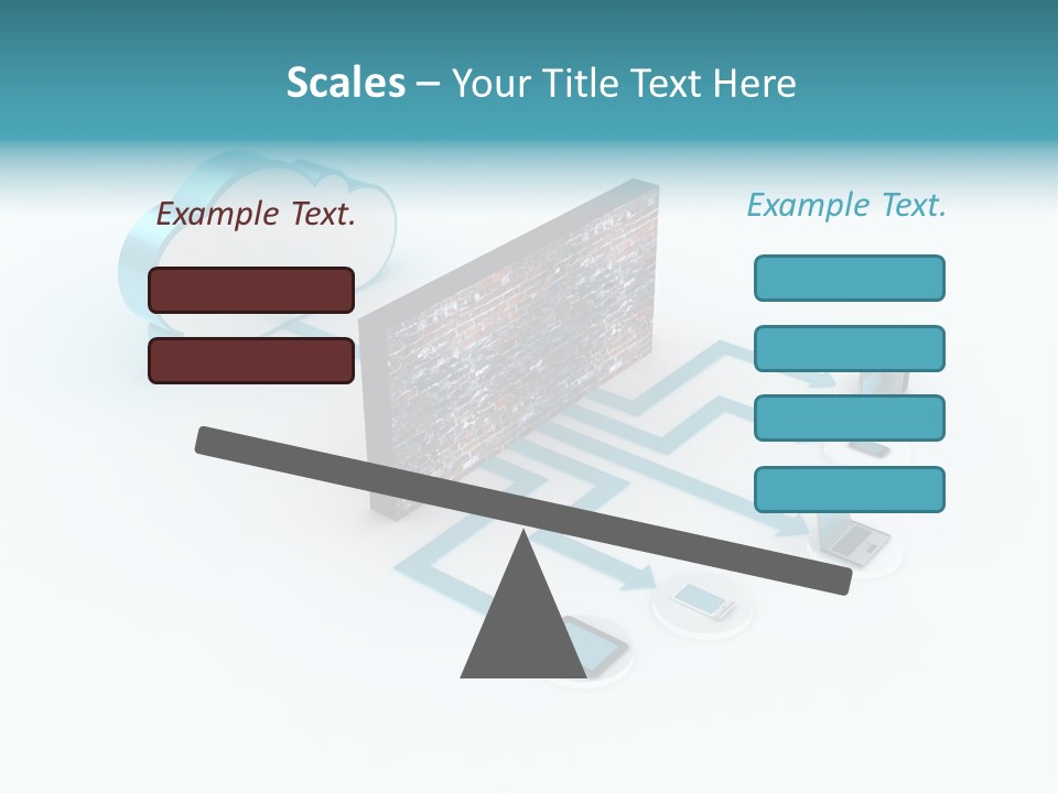Computer Equipment Center Using Computer PowerPoint Template