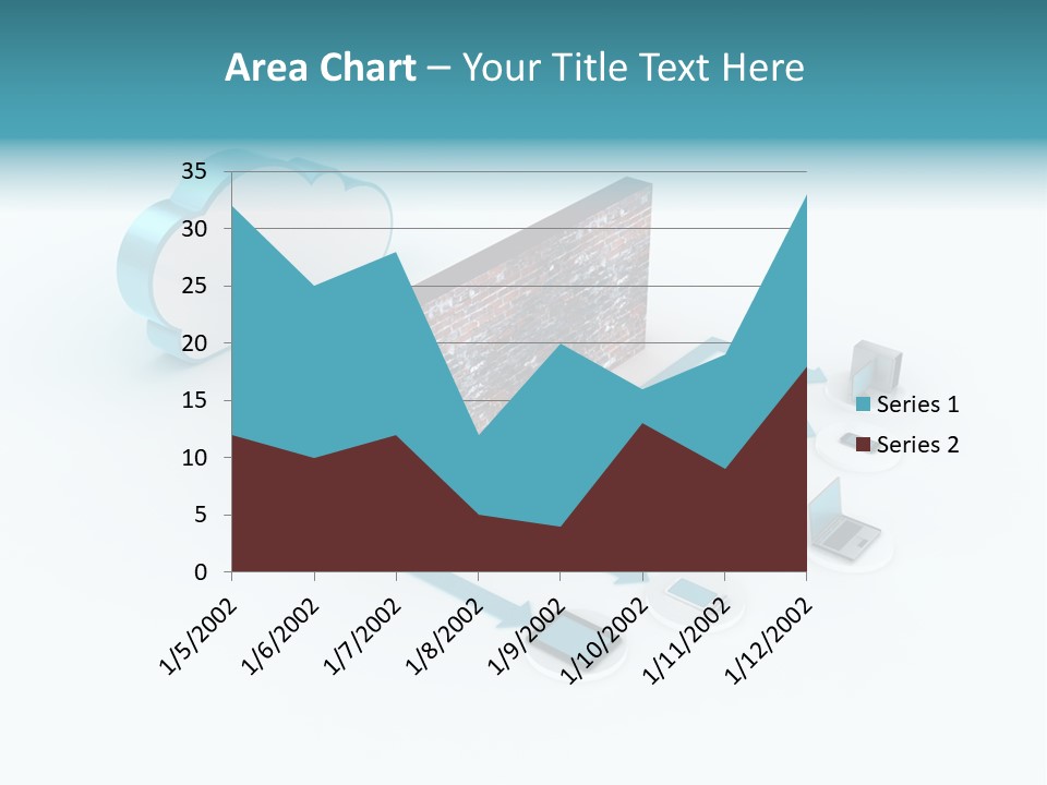 Computer Equipment Center Using Computer PowerPoint Template