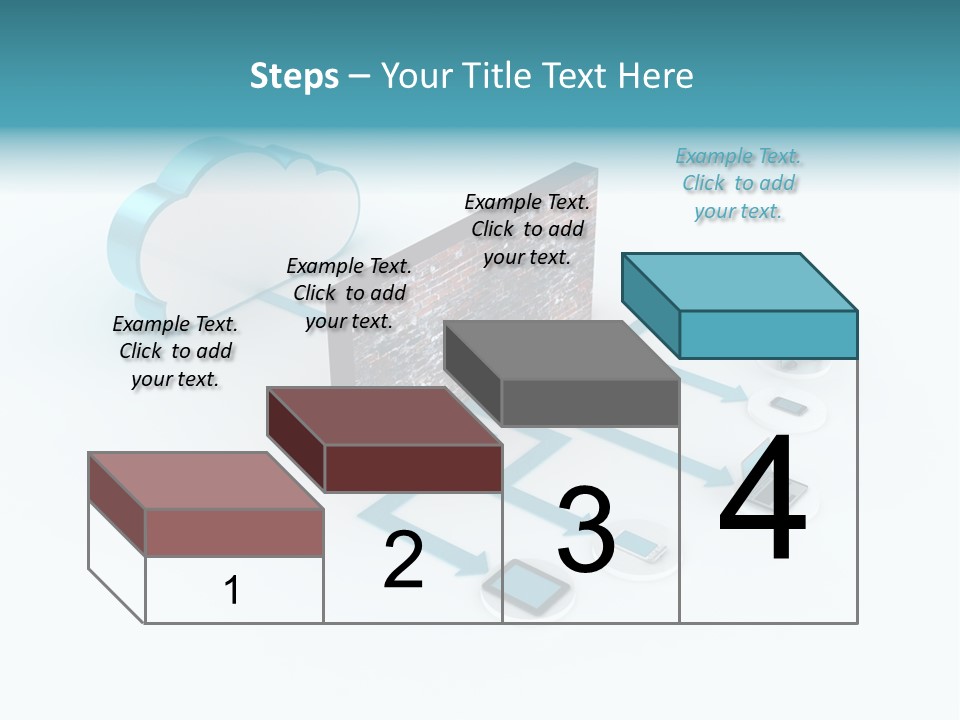Computer Equipment Center Using Computer PowerPoint Template