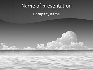 Ocean Idyllic Blue PowerPoint Template