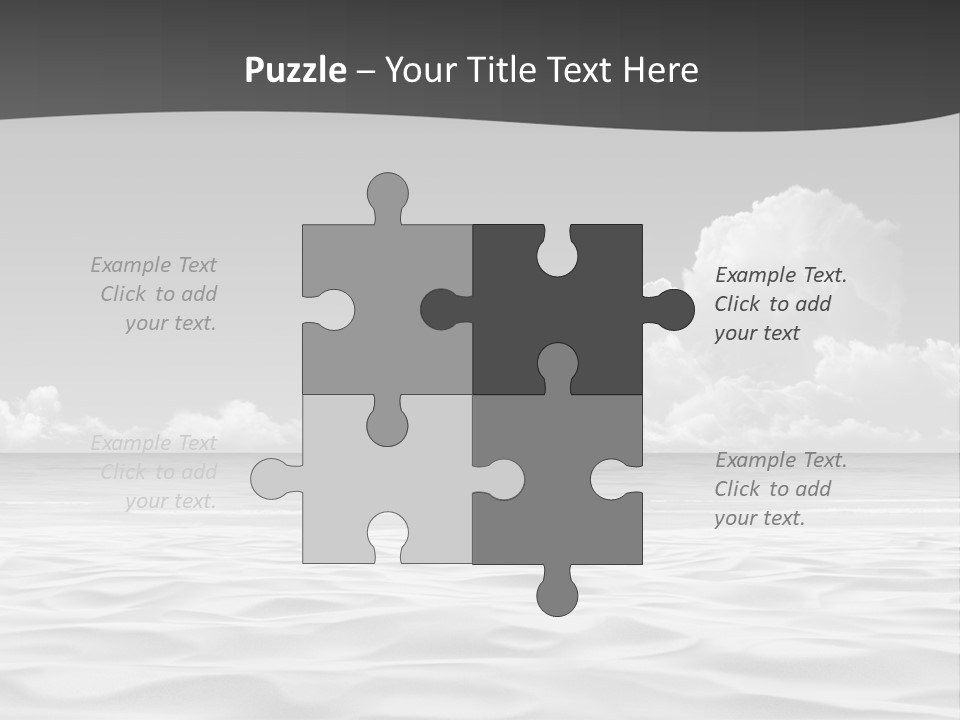 Ocean Idyllic Blue PowerPoint Template