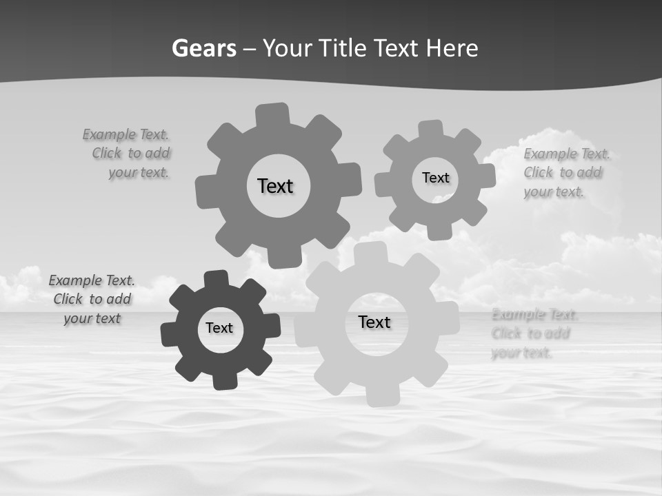 Ocean Idyllic Blue PowerPoint Template