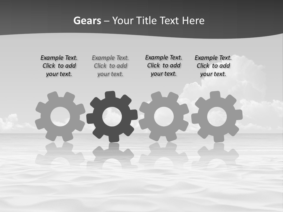 Ocean Idyllic Blue PowerPoint Template