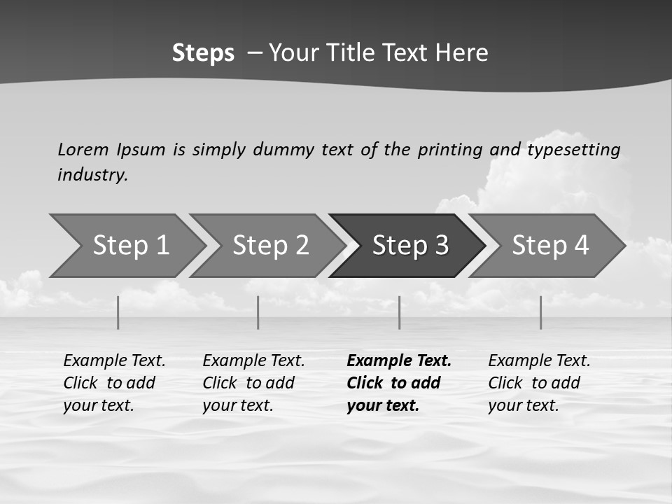 Ocean Idyllic Blue PowerPoint Template