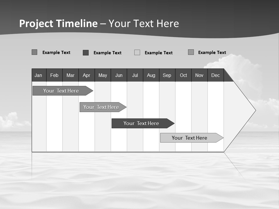 Ocean Idyllic Blue PowerPoint Template