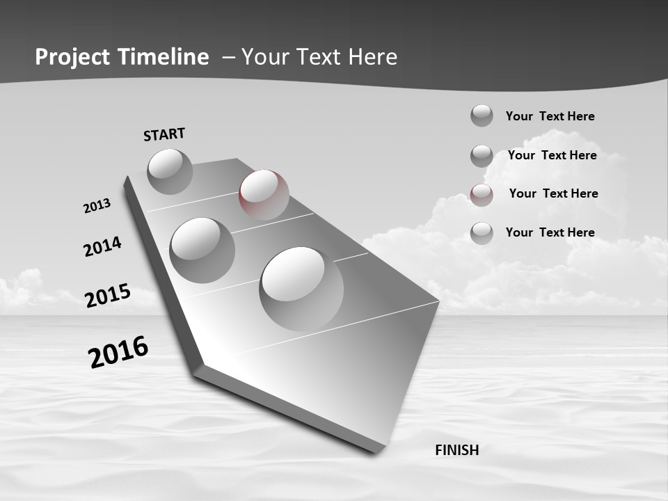 Ocean Idyllic Blue PowerPoint Template