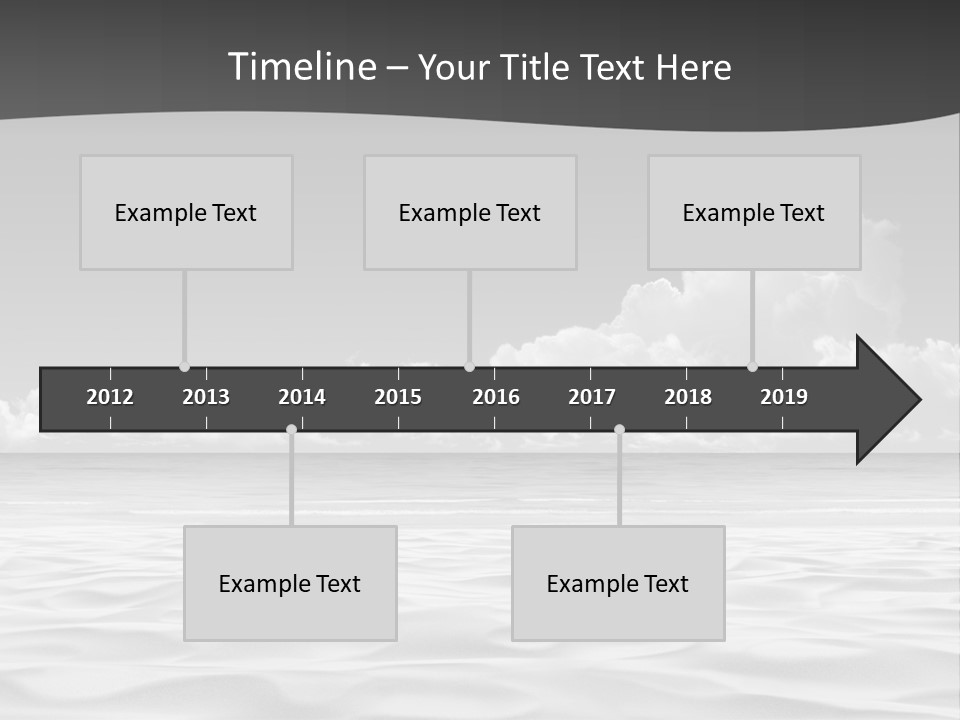 Ocean Idyllic Blue PowerPoint Template