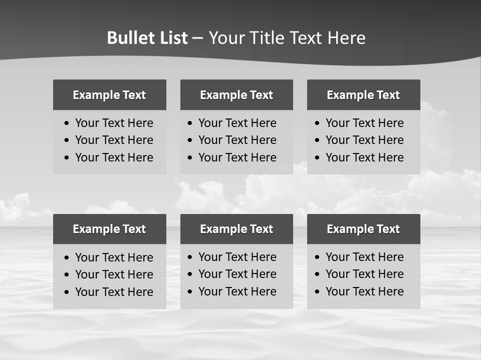 Ocean Idyllic Blue PowerPoint Template