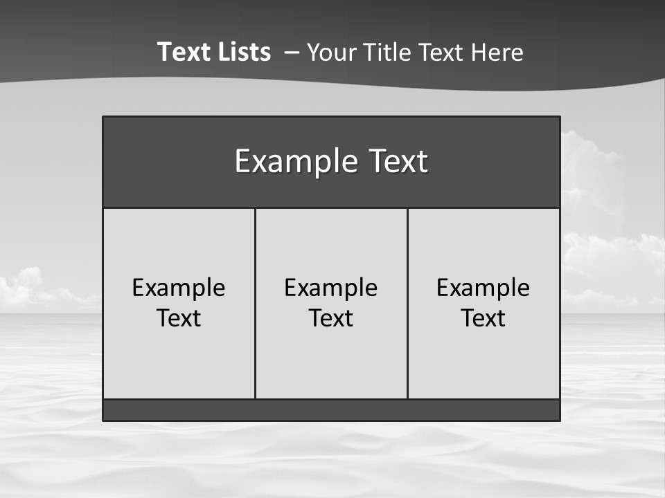 Ocean Idyllic Blue PowerPoint Template