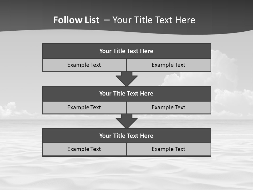 Ocean Idyllic Blue PowerPoint Template