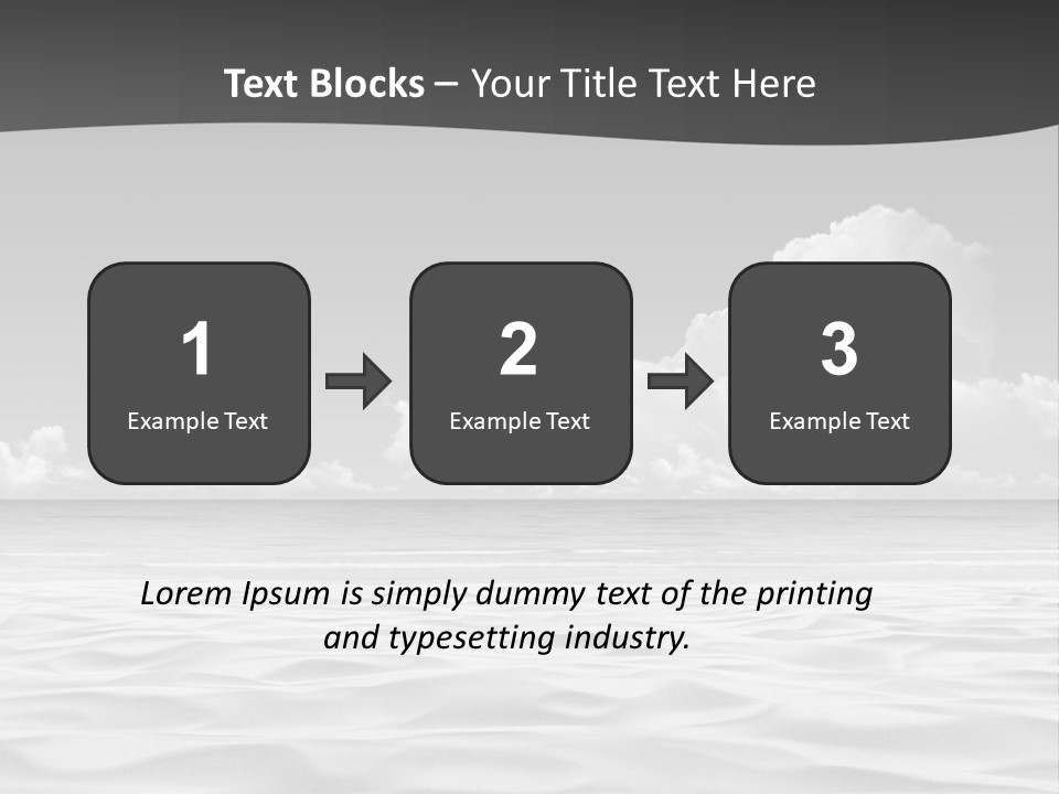 Ocean Idyllic Blue PowerPoint Template