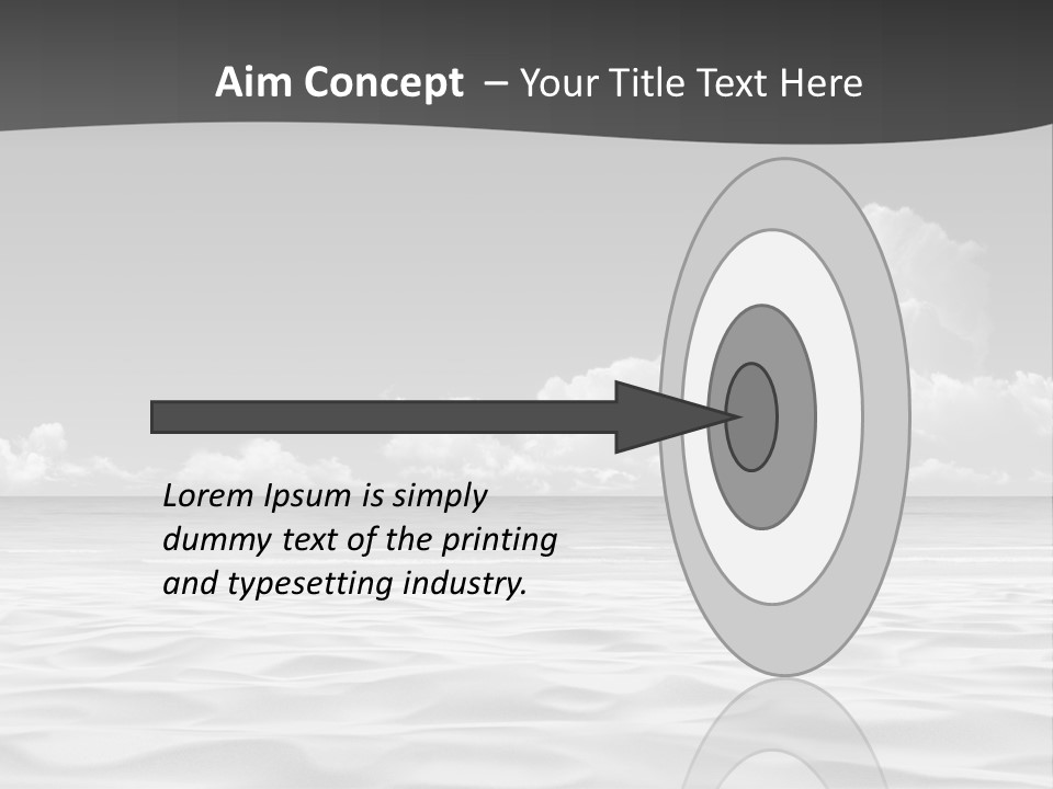 Ocean Idyllic Blue PowerPoint Template