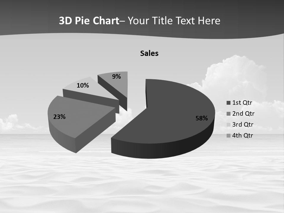 Ocean Idyllic Blue PowerPoint Template