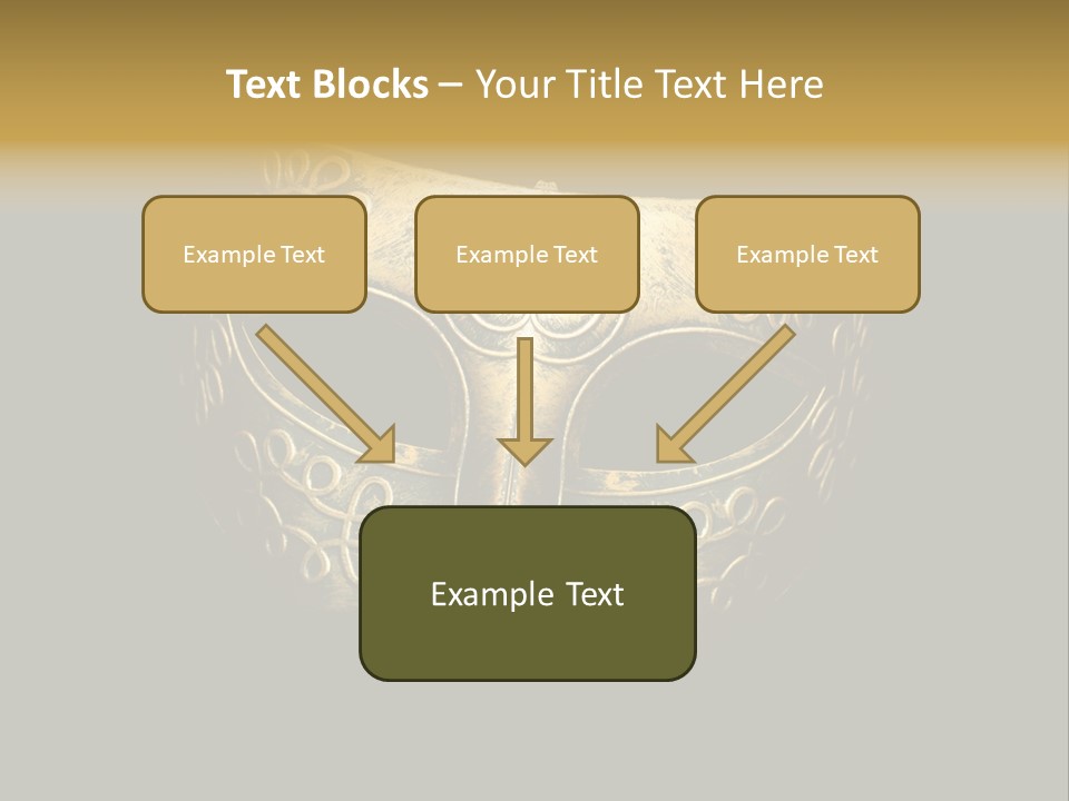 Disguise Stage Mysterious PowerPoint Template