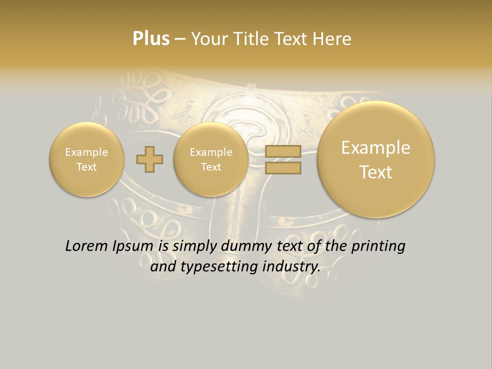 Disguise Stage Mysterious PowerPoint Template