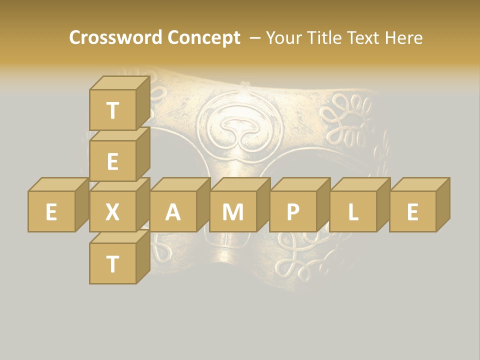 Disguise Stage Mysterious PowerPoint Template