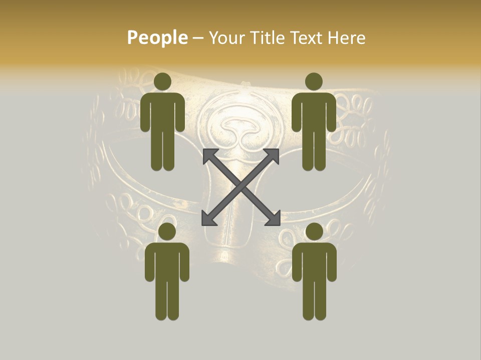 Disguise Stage Mysterious PowerPoint Template