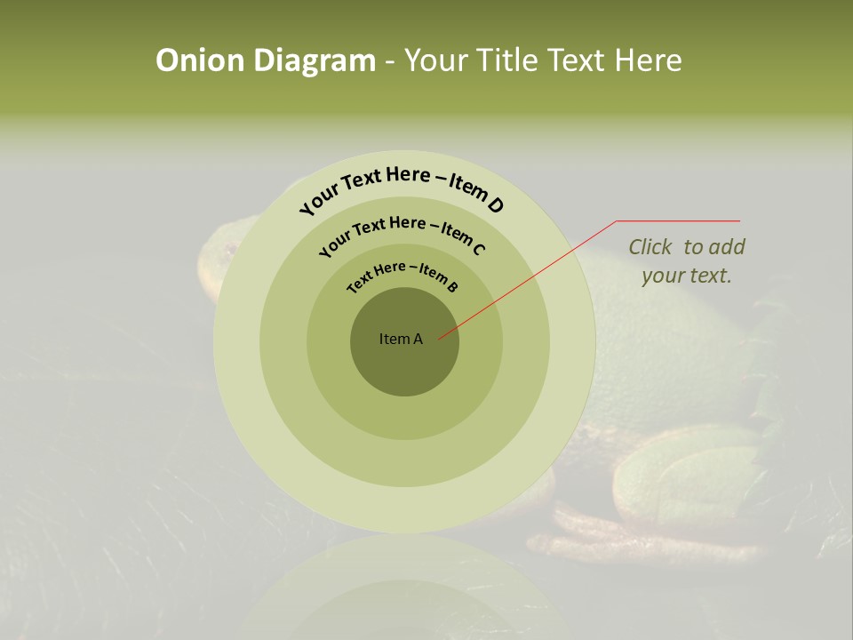 Frog Green Frog Nature PowerPoint Template