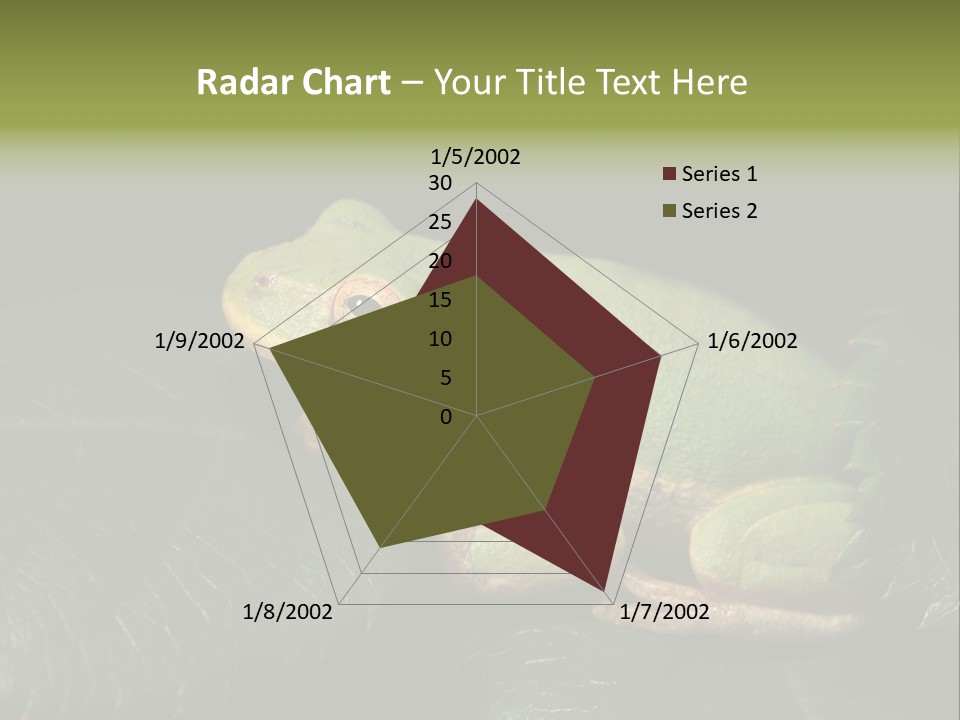 Frog Green Frog Nature PowerPoint Template