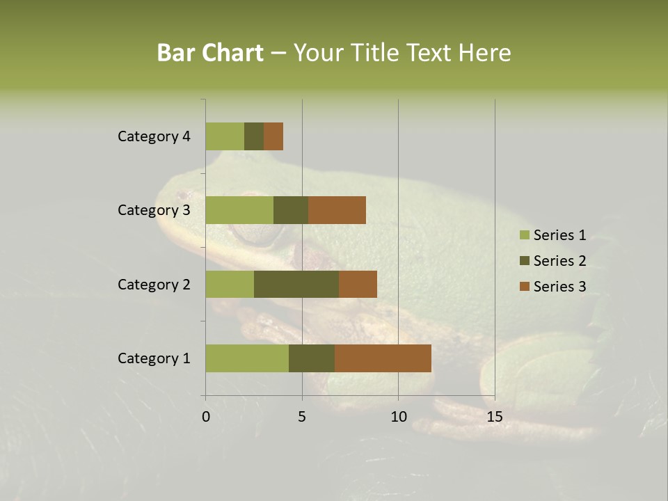 Frog Green Frog Nature PowerPoint Template
