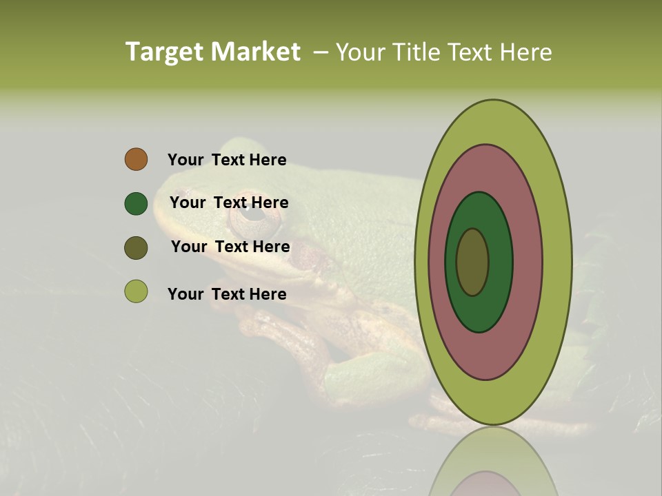 Frog Green Frog Nature PowerPoint Template