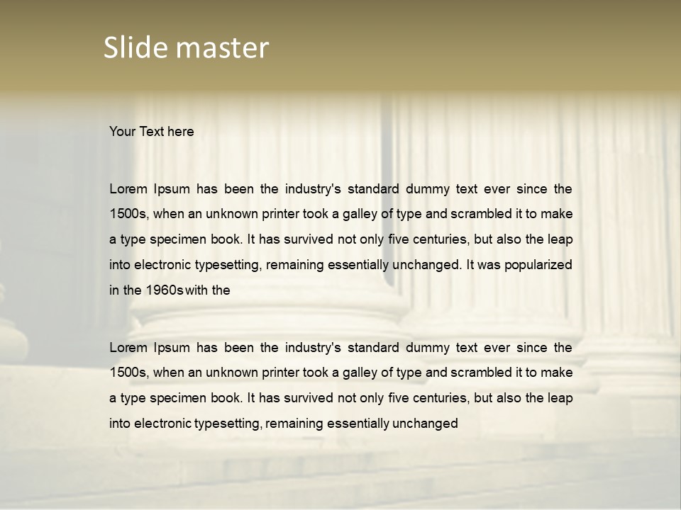 Architecture Sepia Light PowerPoint Template