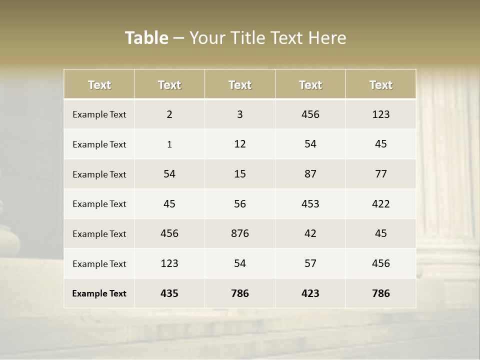 Architecture Sepia Light PowerPoint Template