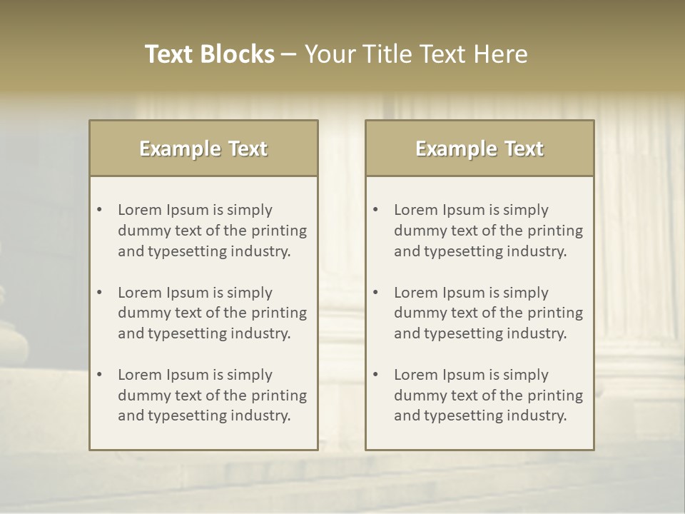 Architecture Sepia Light PowerPoint Template