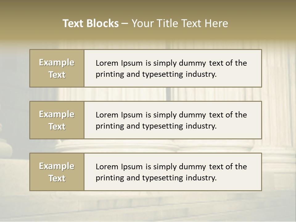 Architecture Sepia Light PowerPoint Template