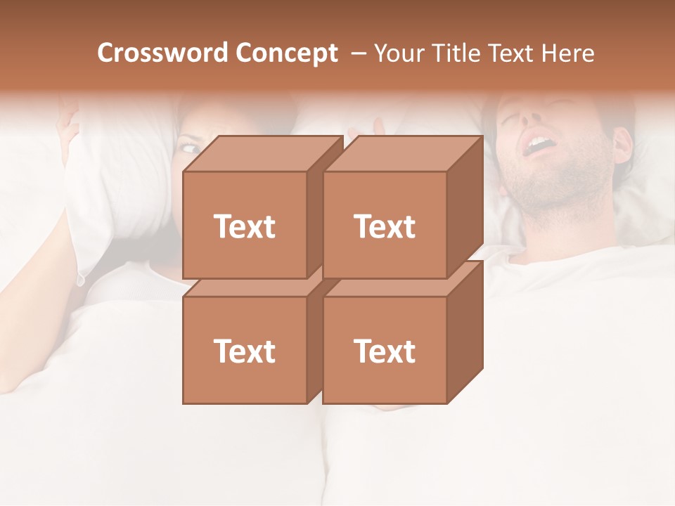 Issue Waking Young PowerPoint Template