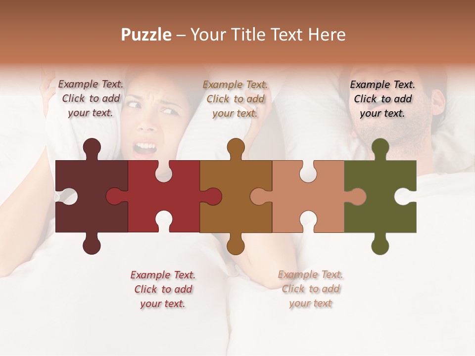 Issue Waking Young PowerPoint Template
