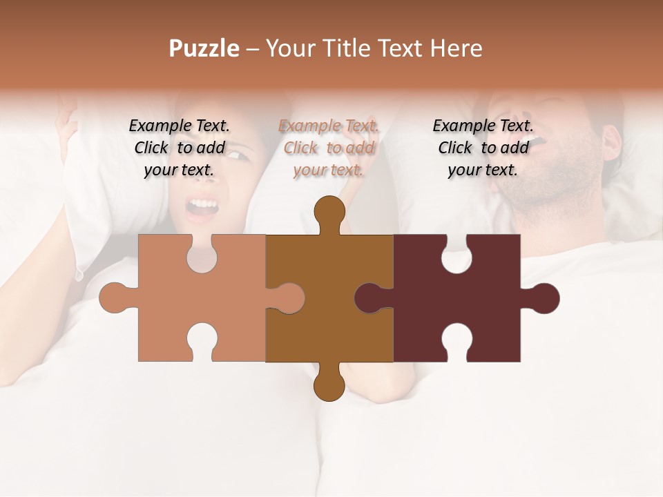 Issue Waking Young PowerPoint Template