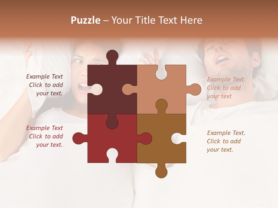 Issue Waking Young PowerPoint Template