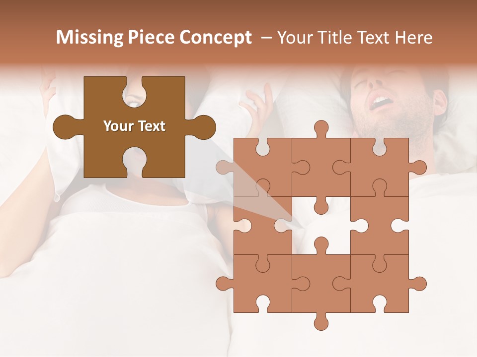 Issue Waking Young PowerPoint Template