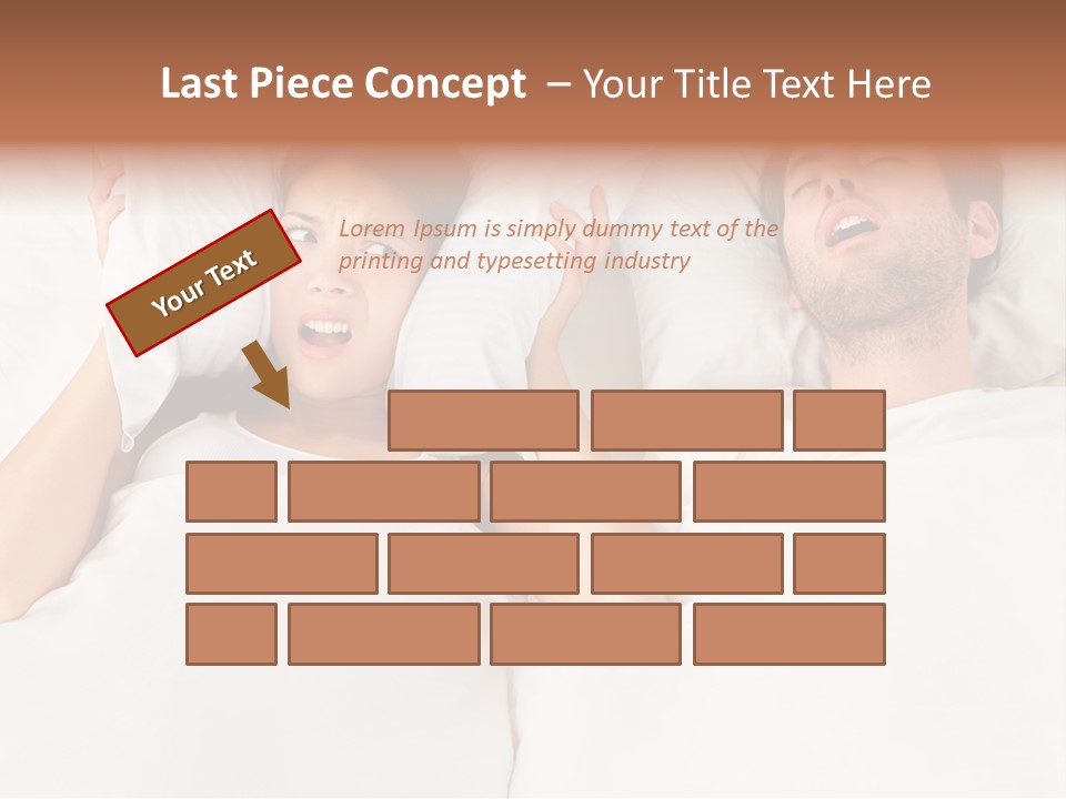 Issue Waking Young PowerPoint Template