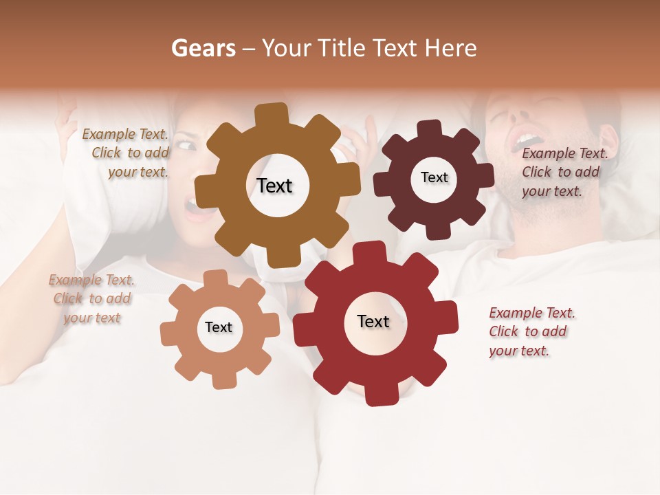 Issue Waking Young PowerPoint Template