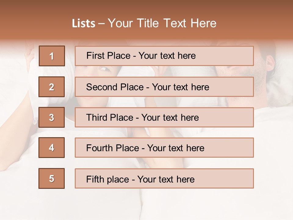 Issue Waking Young PowerPoint Template