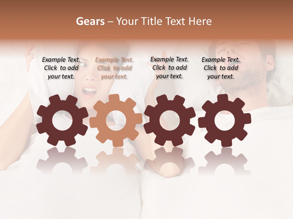 Issue Waking Young PowerPoint Template