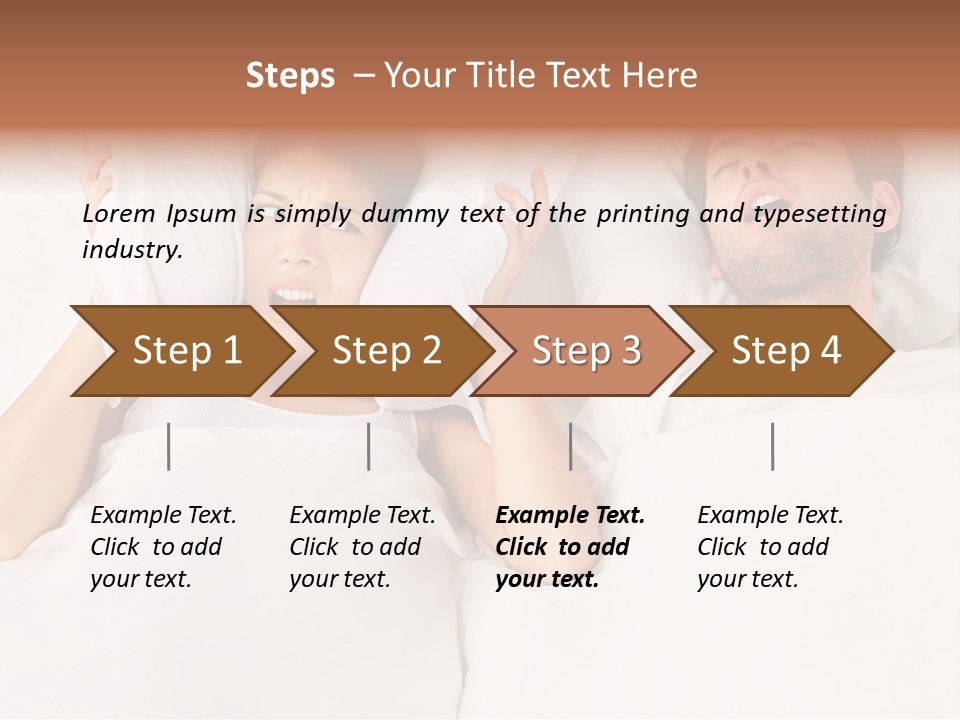 Issue Waking Young PowerPoint Template