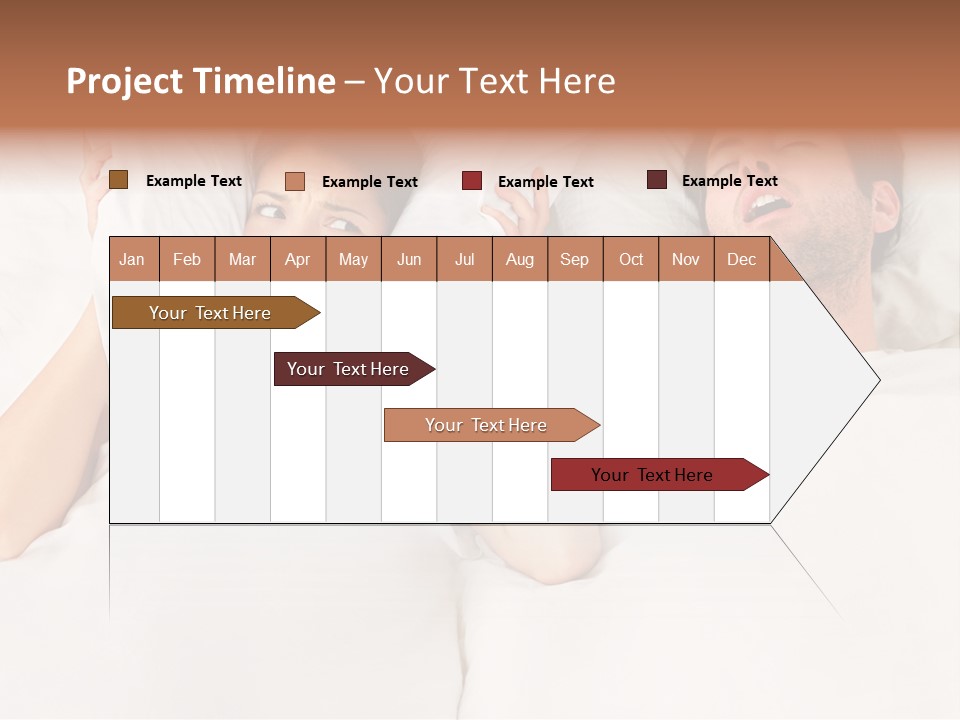 Issue Waking Young PowerPoint Template