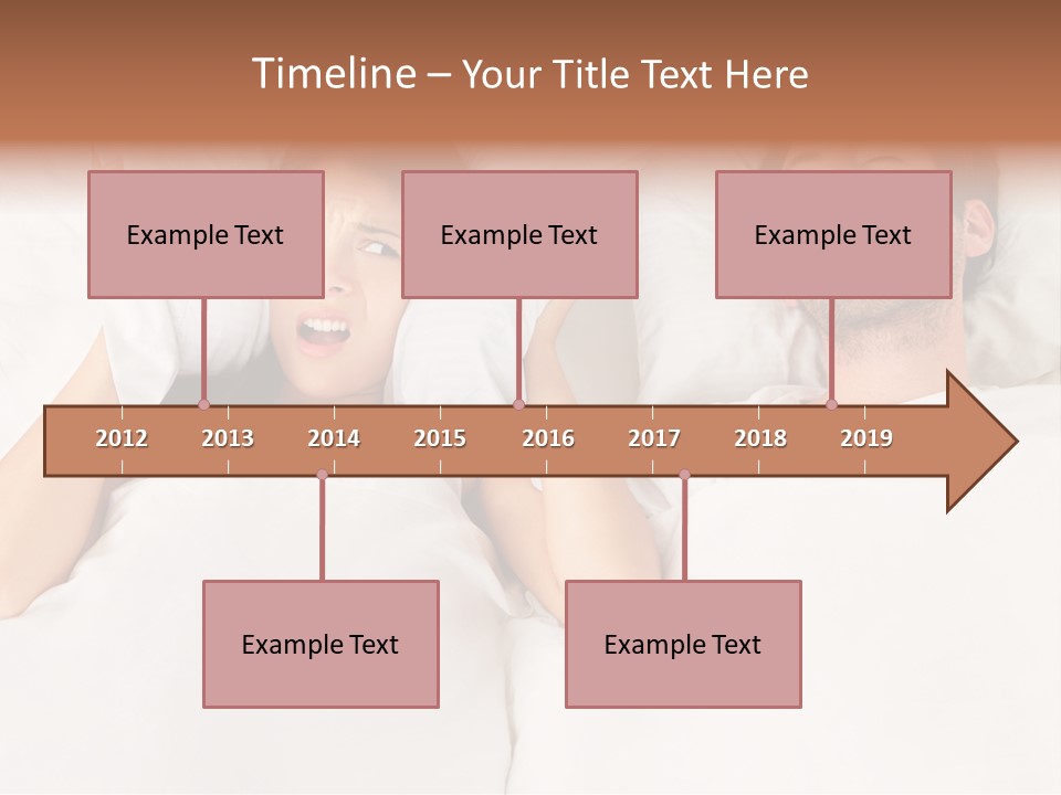 Issue Waking Young PowerPoint Template