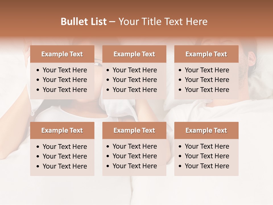 Issue Waking Young PowerPoint Template