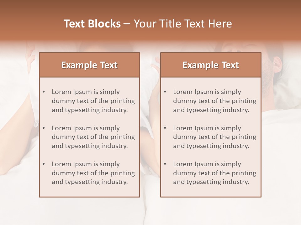 Issue Waking Young PowerPoint Template
