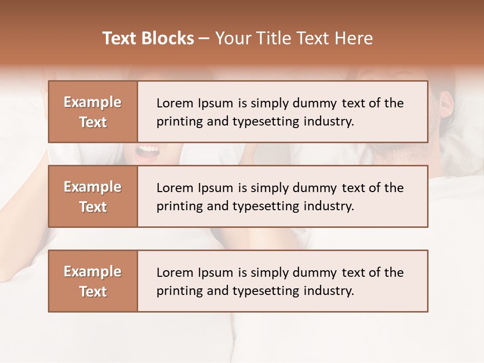 Issue Waking Young PowerPoint Template