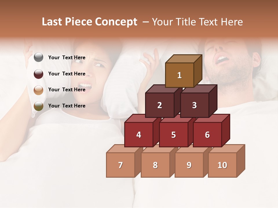 Issue Waking Young PowerPoint Template