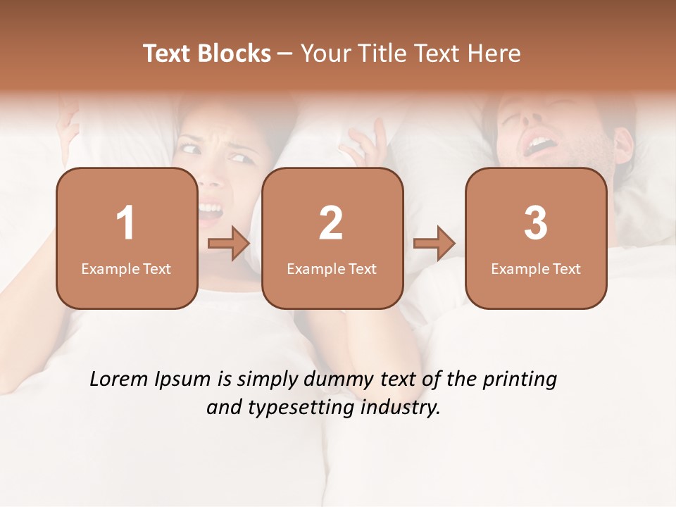 Issue Waking Young PowerPoint Template